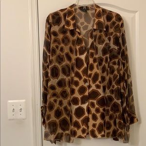 FUDA Blouse Size: Large